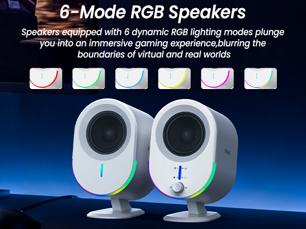 6 mode RGB lights speaker