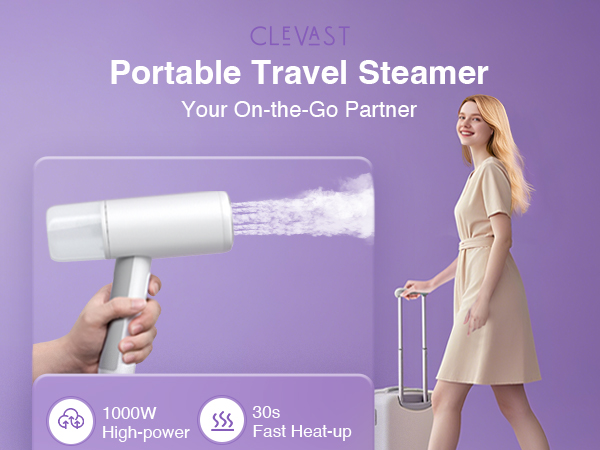 clevast travel steamer for clothes portable steamer for clothes