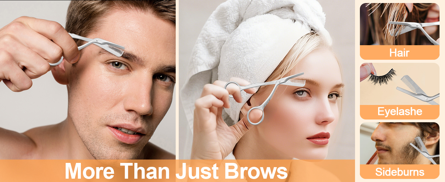 Eyebrow Trimmer For Men with Comb