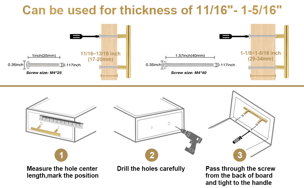 drawer handles brass