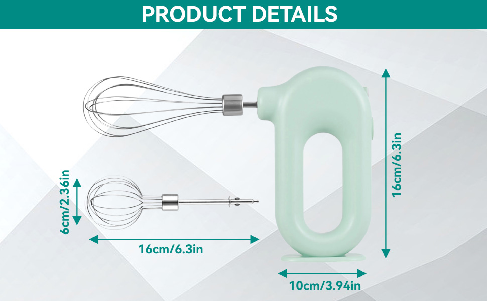 4 Speed Electric Hand Mixer Electric Whisk Egg Beater