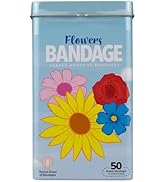 BioSwiss Bandages, Flowers Shaped Self Adhesive Bandage, Latex Free Sterile Wound Care, Fun First...