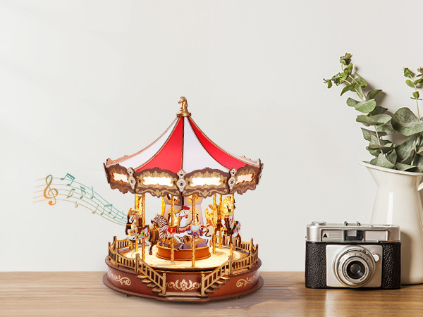 Rolife 3d wooden puzzles diy music box AMC01-5