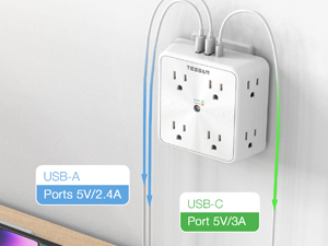 outlet splitter usb