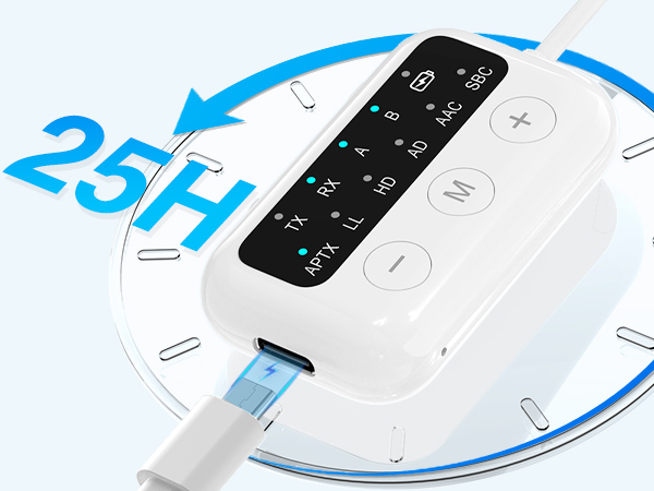 25 hours of ultra-long battery life