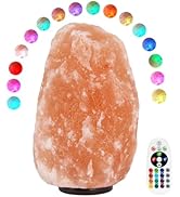 pursalt Himalayan Salt Lamp - 9-11 Inch 11-15 lbs, Natural Pink Large Salt Rock Lamp with Remote ...