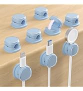 Magnetic Cable Clips, Adjustable Cord Holder Management, Adhesive Wire Keeper Organizer for Home ...