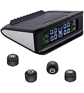 Avutrel Tire Pressure Monitoring System Wireless TPMS with 4 tire Pressure Sensors &amp; 6 Alarm Mode...