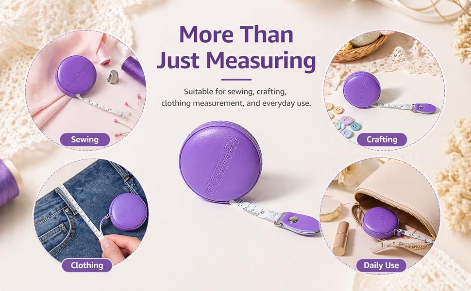 Purple Retractable Tape Measure5