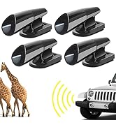 4pcs Deer Warning Whistles Device for Cars, Anti-Deer-Ultrasonic-Whistles for Vehicles Bumper Gri...