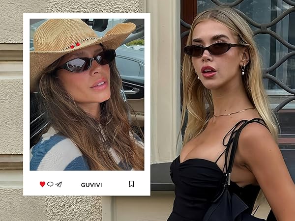 small oval sunglasses