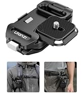 ULANZI Camera Backpack Strap Clip,w Plate Quick Release System, Compatible w Uka &amp; F38 QR Plates,...