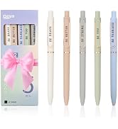 IEFFPIN 5 PCS Inspirational Neutral Pen, Motivational Pen for Women, 0.5MM Fine Ballpoint Pen, Fe...