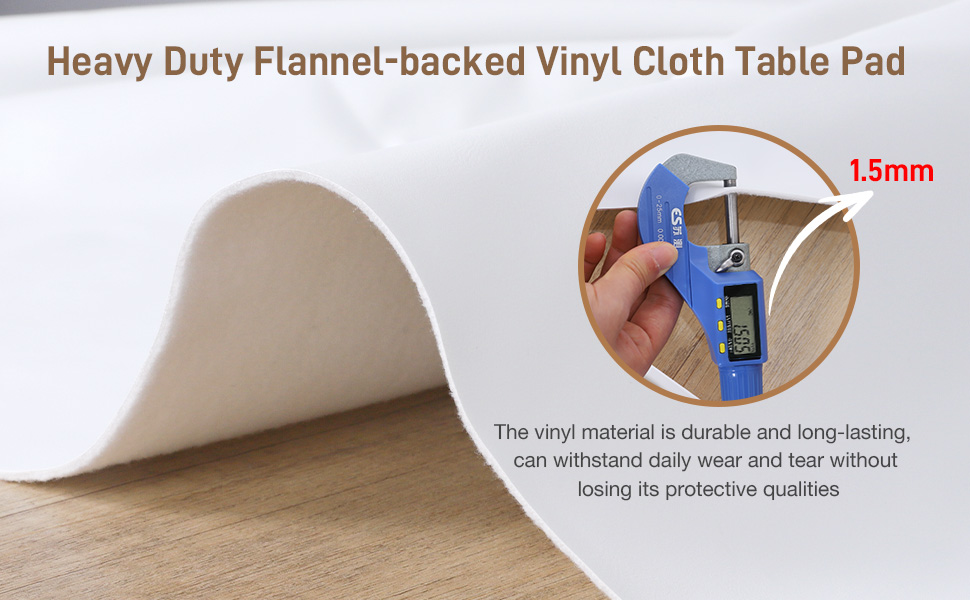 table padding uner tablecloth