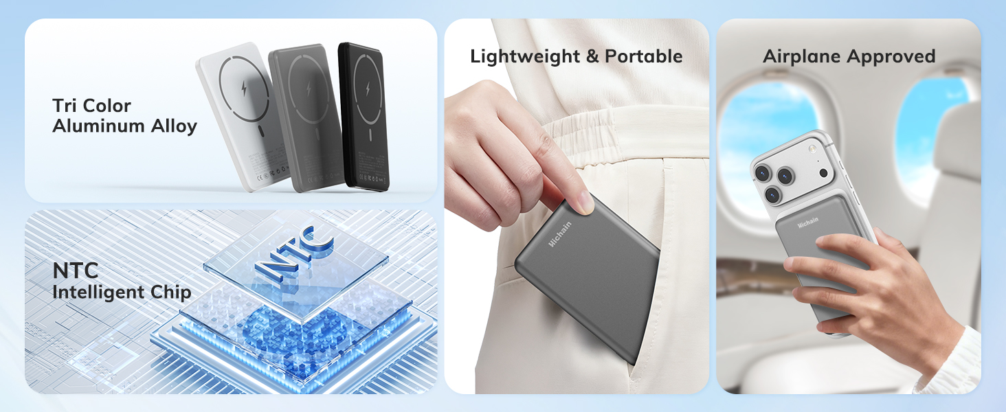 magnetic wireless power bank portable charger power bank magsafe