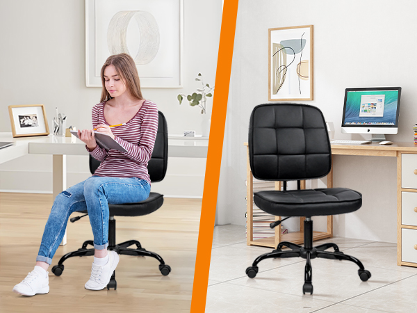 black desk chair