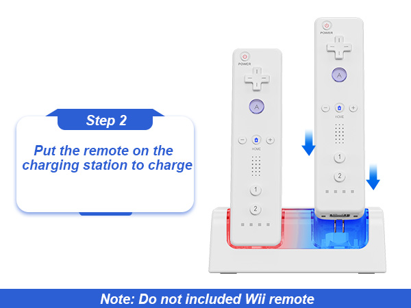 wii charger station for wii controller