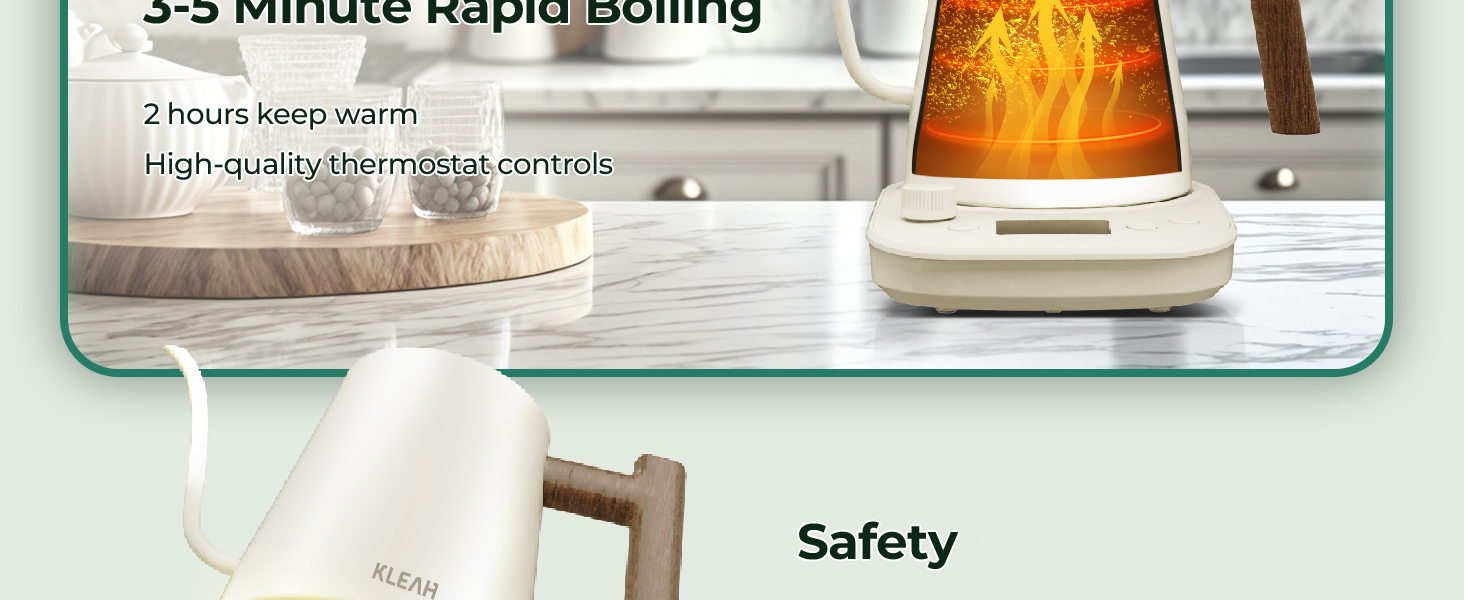 Gooseneck Electric Kettle Rapid Boiling