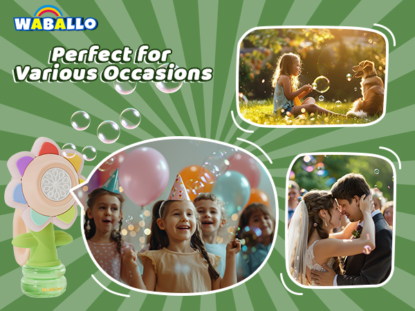 rechargeable bubble machine