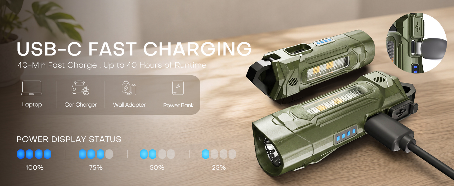 Rechargeable flashlight