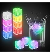 Windy City Novelties 12 pack LED Ice Cubes with Changing Lights - Non Freezing (Multicolor)