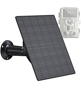 Zivif 12V Trail Camera Solar Panel, 5W Solar Panel for Trail Camera, Game Camera Solar Panel with...