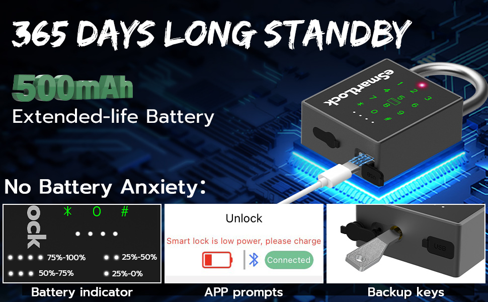 Tough and Enduring - Military-Grade Materials Enhanced Padlock Security.