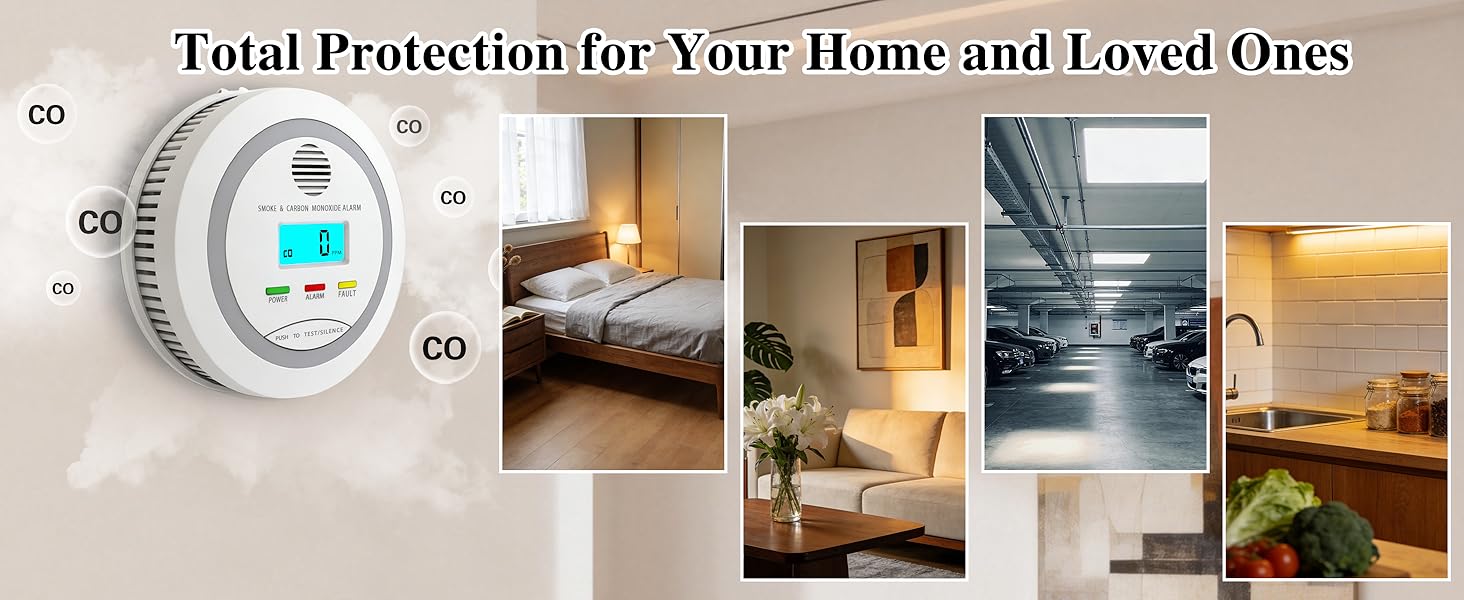 smoke detector carbon monoxide detector combo