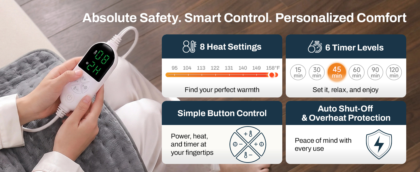 heat settings&amp;amp;timers