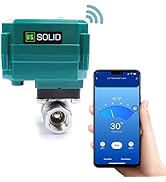 1/2" Smart Motorized Ball Valve - Remote App Mobile Control Stainless Steel Electrical Ball Valve...