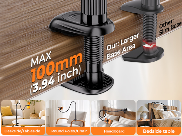 gooseneck phone holder