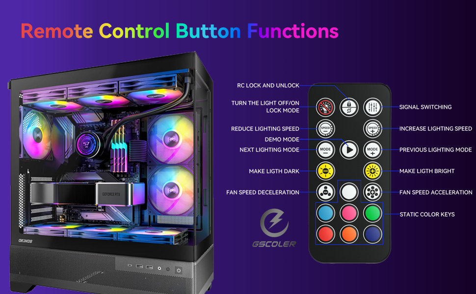 argb pc fan splitter