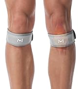 FVVWVV 2 Pack Patellar Tendon Support Strap for Knee Pain Relief, Patella Knee Brace with EVA Sem...