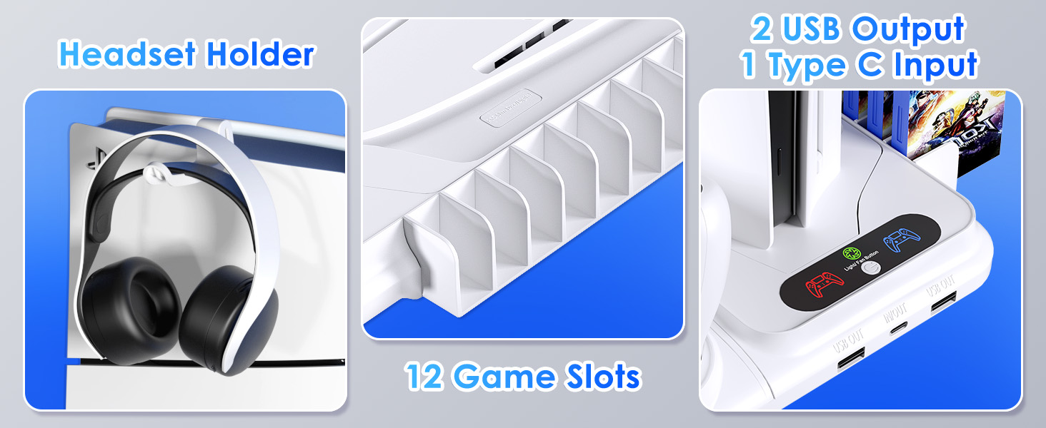 PS5 Slim Cooling Station