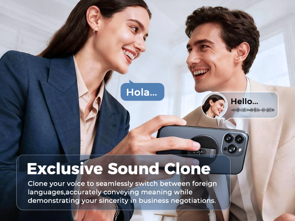 AI Translator Device, Smart Wearable Translator for 165 Languages Real-Time Two-Way Translatio