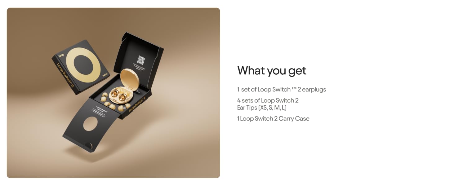 Loop Switch Noise Reducing Earplugs