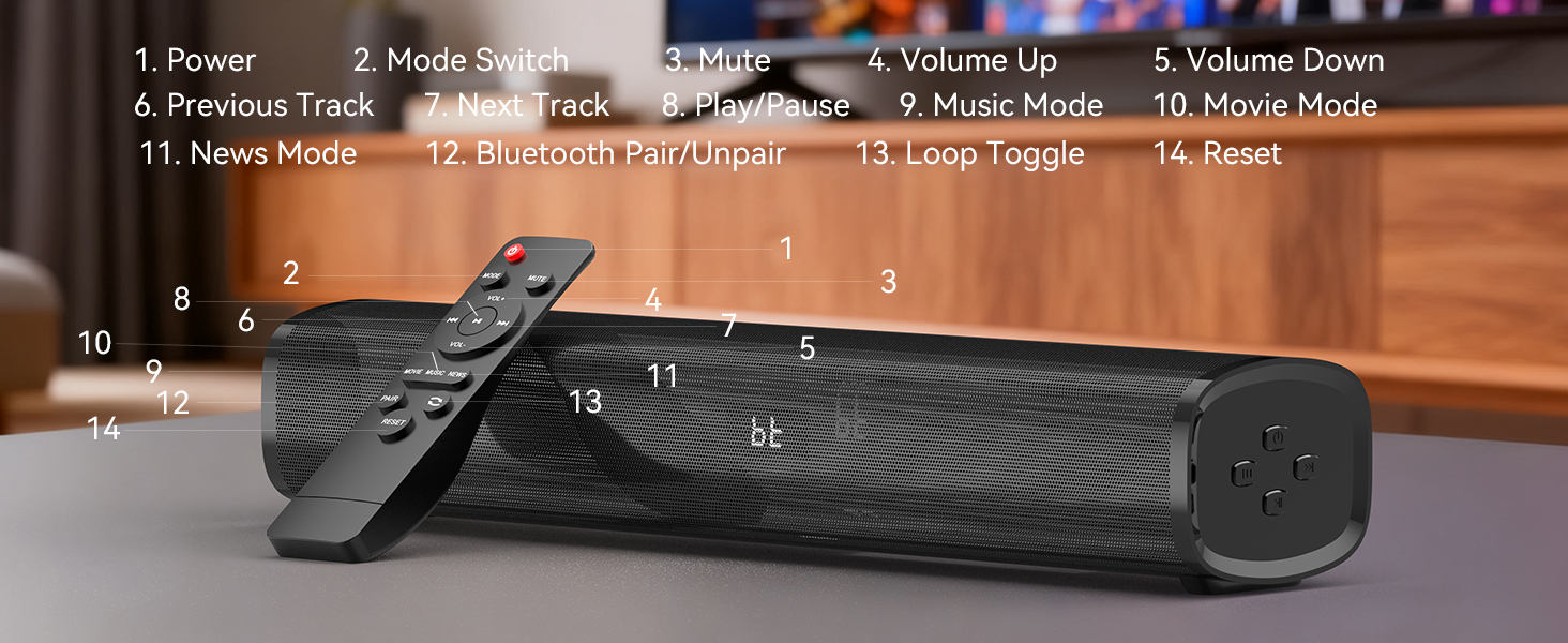 TV sound bar