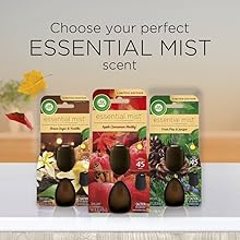 Choose your perfect essential mist scent