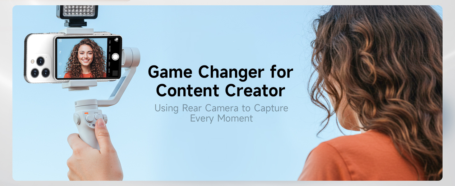 SYNCO M4 phone vlog mirror screen