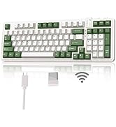 AUSDOM 98Pro Wireless Mechanical Keyboard, Tri-Mode BT/2.4GHz/USB-C Hot Swappable Custom Gaming K...