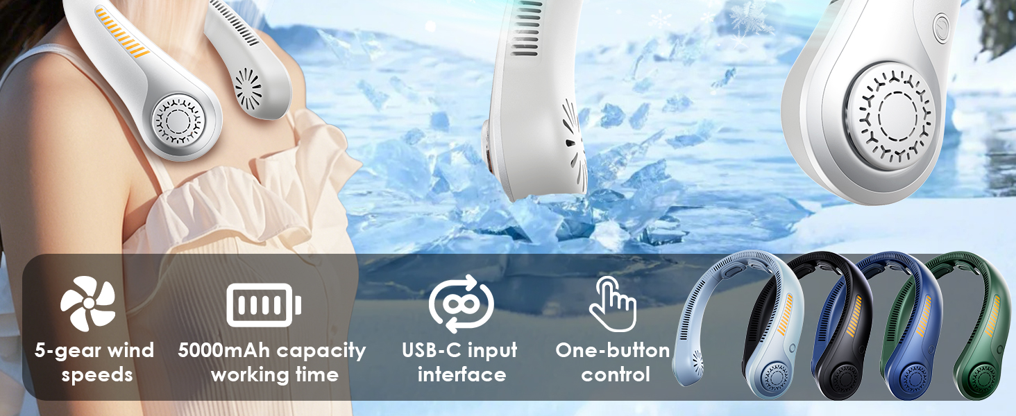 Neck Fan Rechargeable