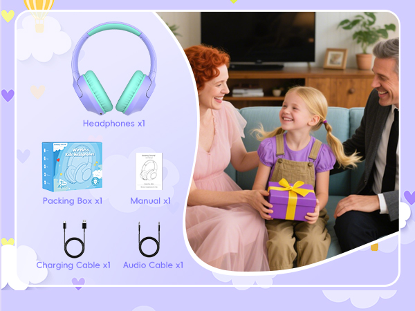 Bluetooth kids headphones 