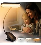 TATAANTY Book Light for Reading at Night- Eye Caring 3 Color Modes&amp;Stepless Dimming LED Book Read...