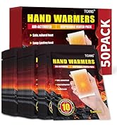 Hand Warmers Disposable - Up to 10 Hours of Heat - Super Long Lasting Air Activated Warmers, All ...