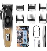 KEMEI 1788 Professional Hair Clippers for Men, Cordless Barber Clipper with LED Display, 9000 RPM...