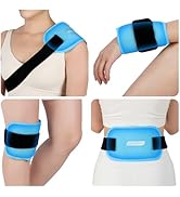 Comfytemp Gel Ice Packs for Injuries Reusable, Hot Cold Compress Soft Ice Packs, Pain Relief for ...
