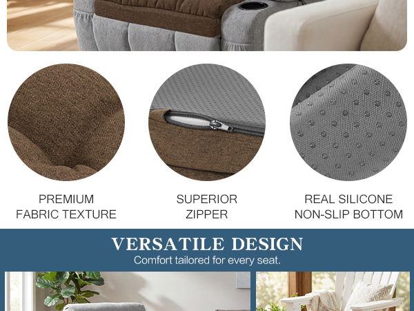 memory foam recliner cushion