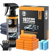 Stemni 10 Pack Car Clay Bar Kit, Premium Grade Clay Bars Auto Detailing, Clay Luber Synthetic Lub...