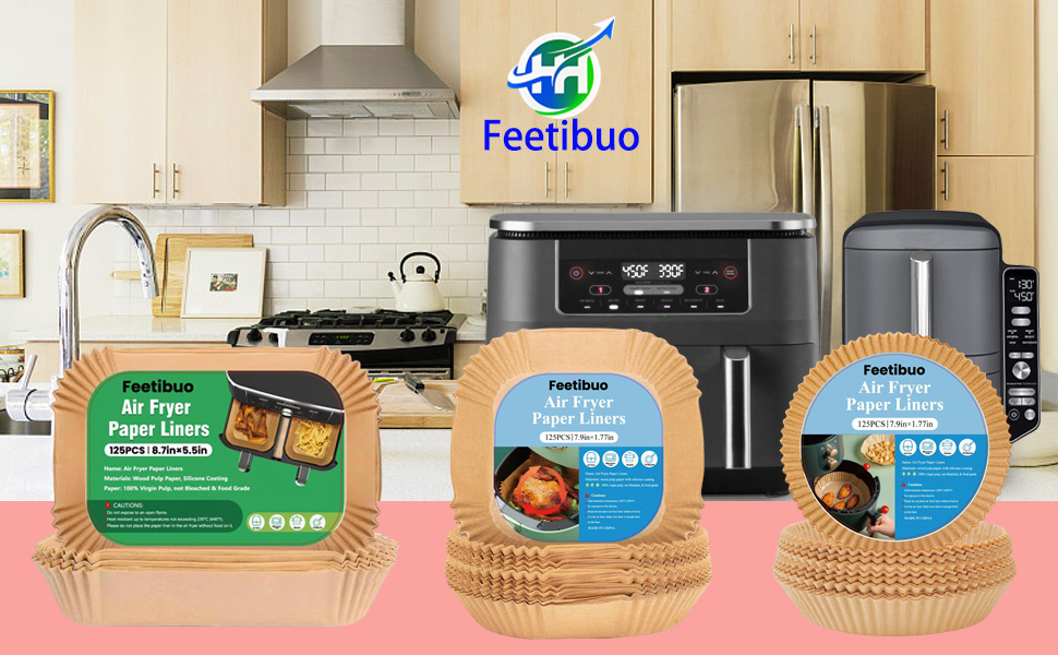 feetibuo air fryer paper liners