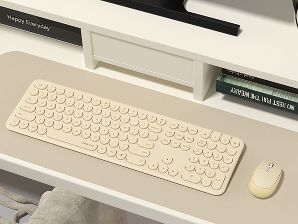 colorful wireless keyboard and mouse